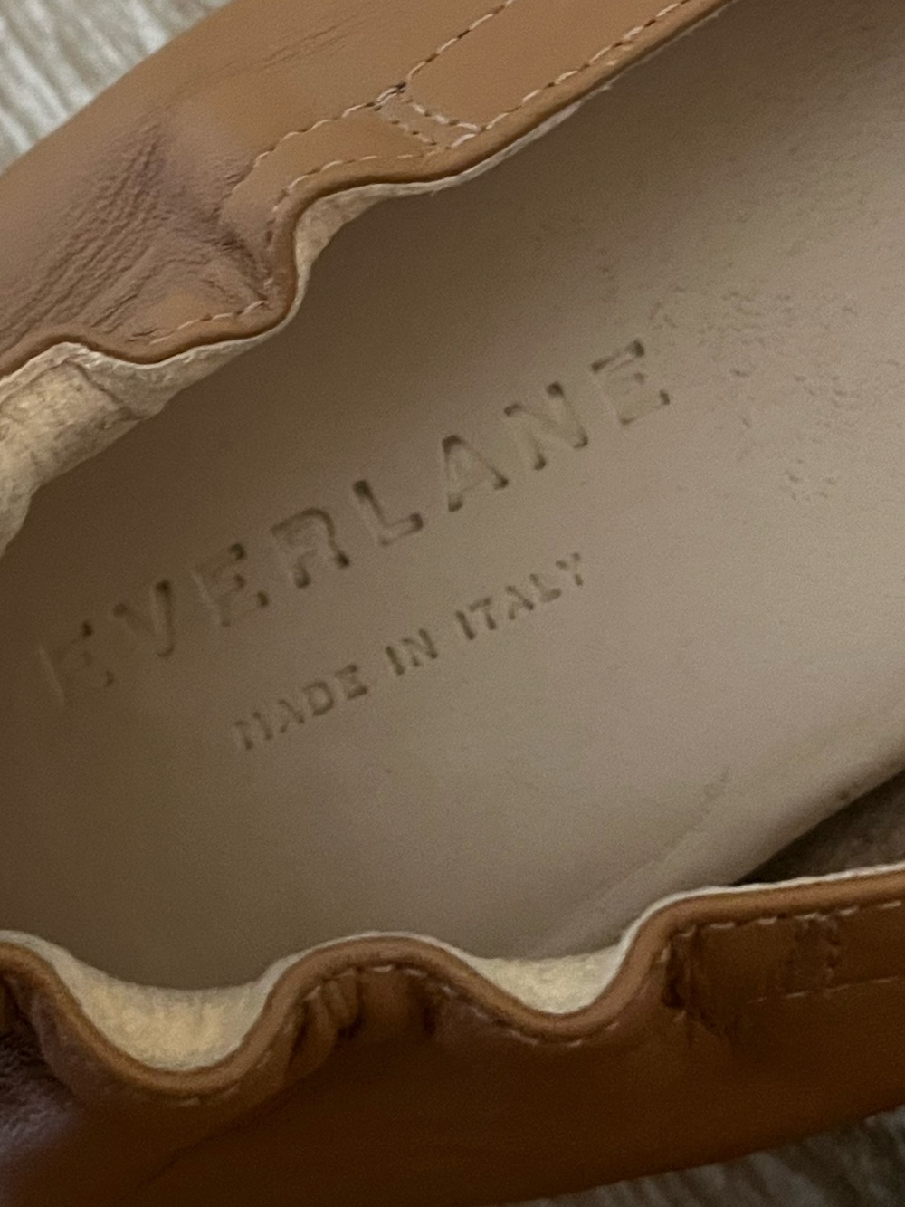 Everlane The Day Loafer In Caramel Womens Size 10 - Picture 7 of 9